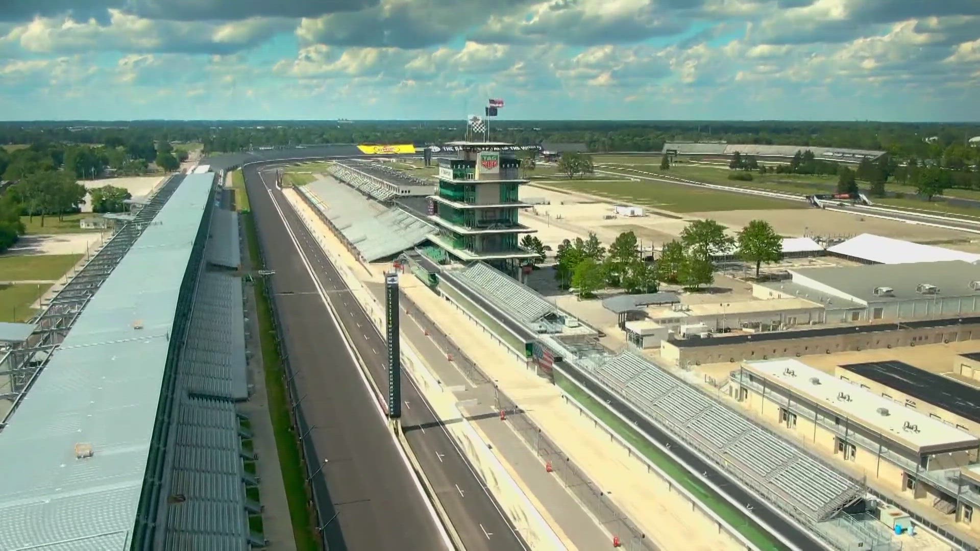 Low flying helicopters will be visible at the Indianapolis Motor Speedway as a part of public safety measures.