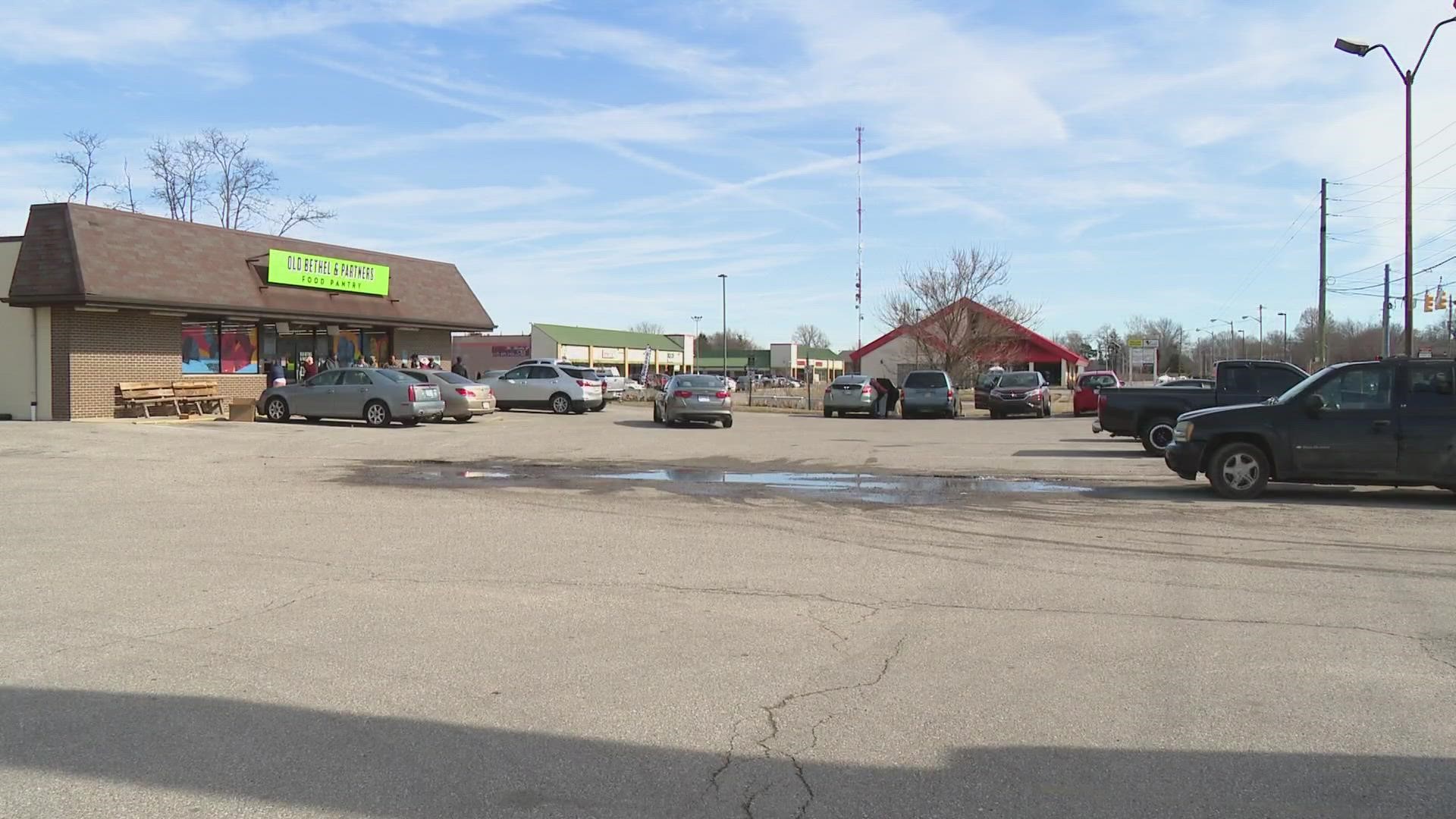 Police were called to the Old Bethel food pantry after the man was hit in the parking lot off East 21st Street.