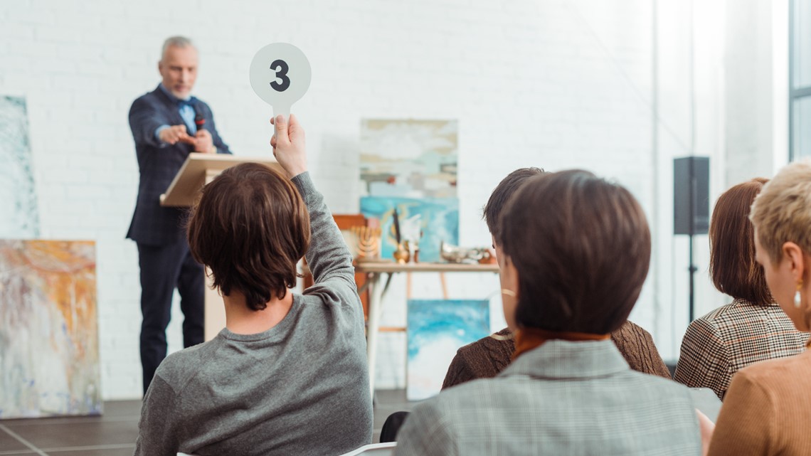 An auctioneer in Indiana can't just be a fast talker