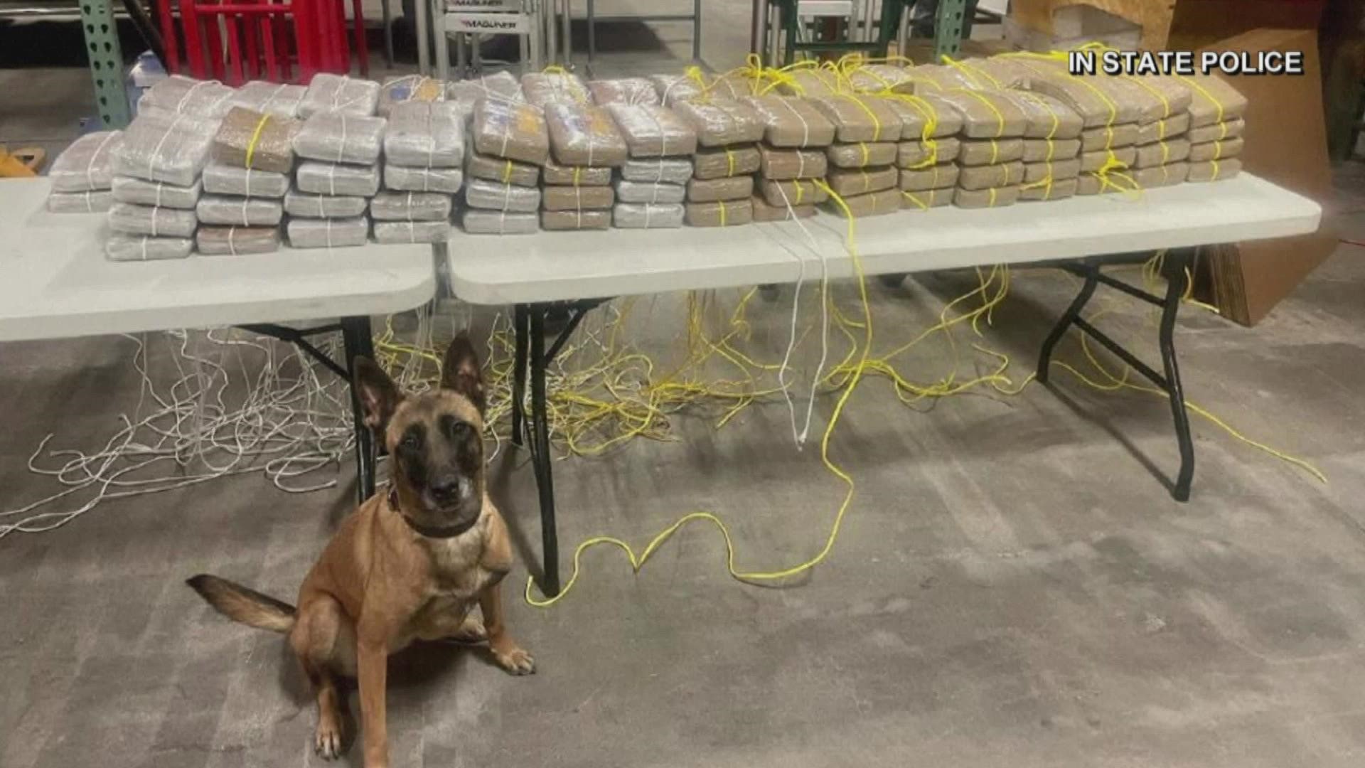 IMPD reports hundreds of pounds of drugs are off central Indiana's streets.