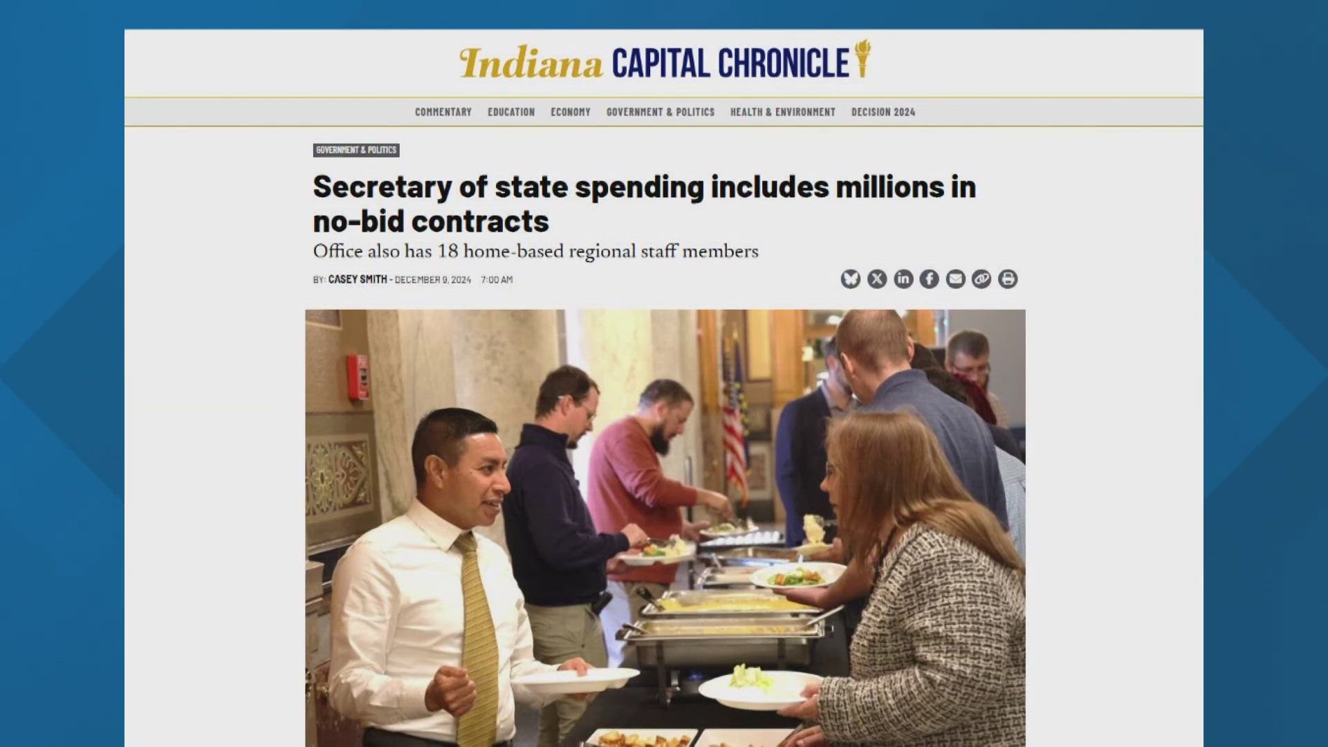 Last year, the Capital Chronicle reported that Morales had given a spot bonus to nearly every employee in his office for a total of more than $308,000.