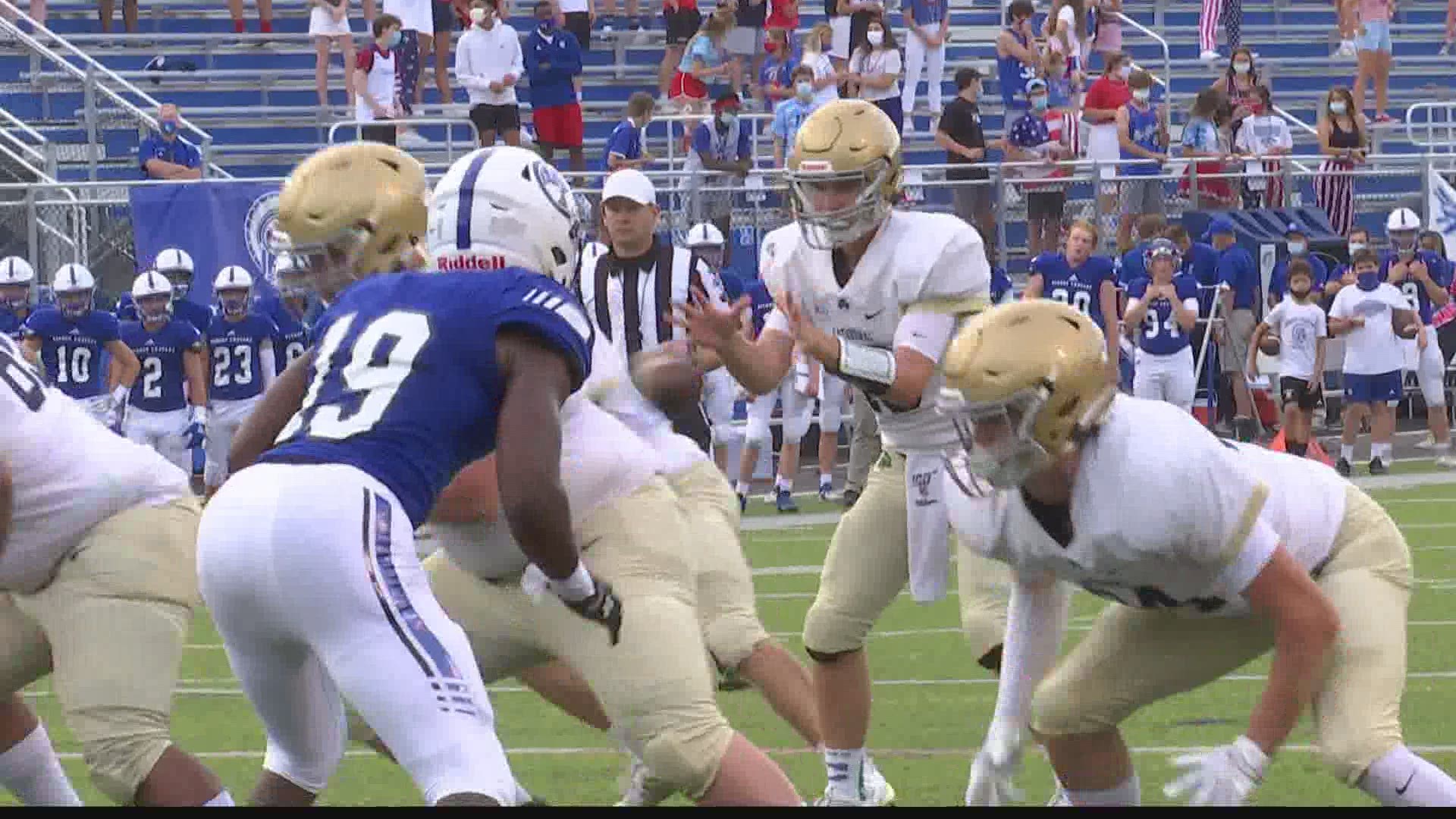 Cathedral faced off with rival Bishop Chatard Friday night on Operation Football.