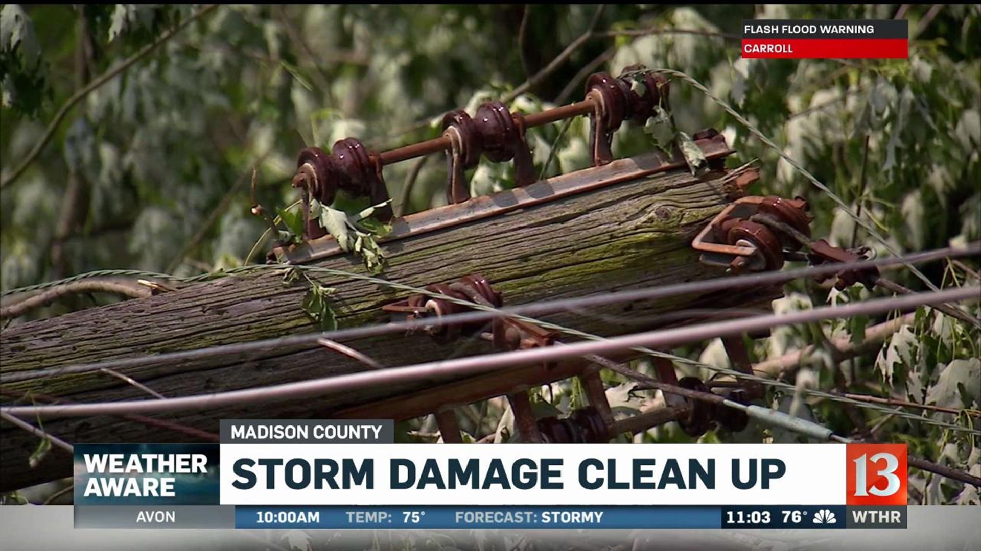 Storm Damage Clean Up in Pendleton