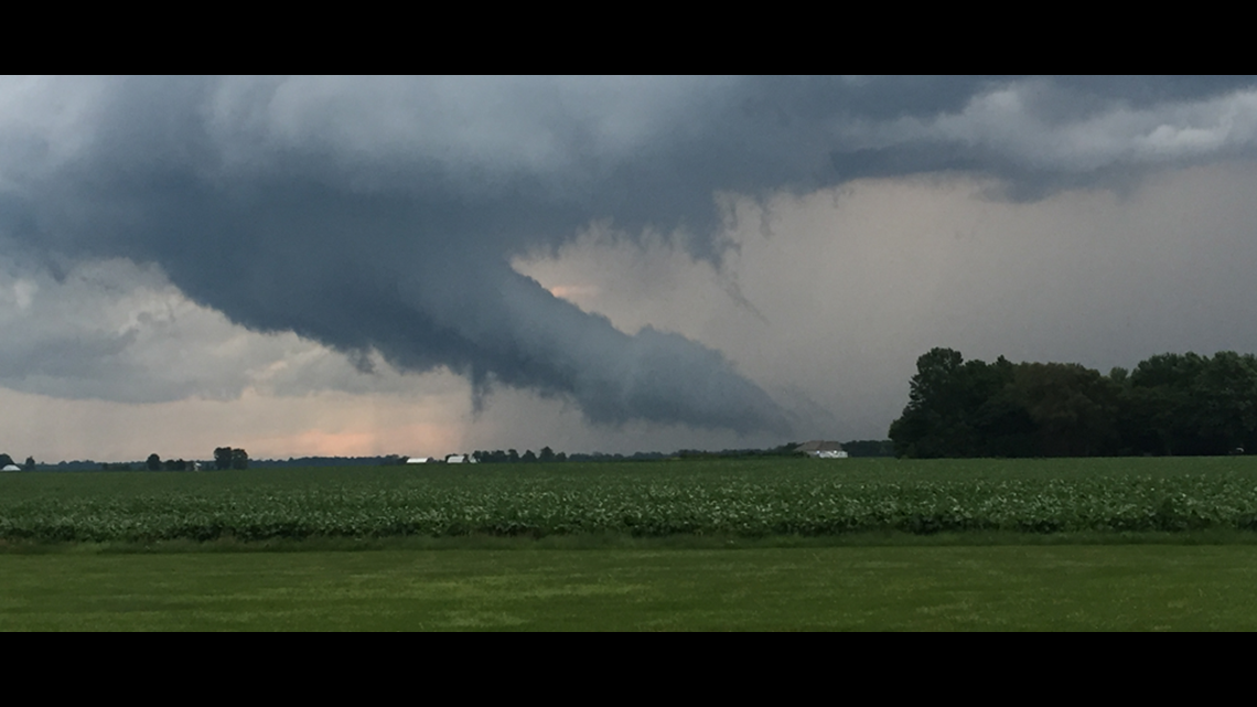 Tornado seen in Cass County Thursday night