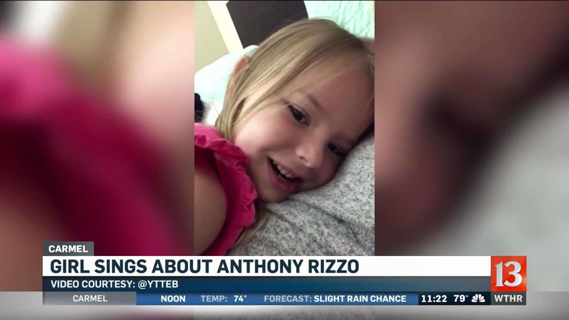 Anthony Rizzo responds to 4-year-old Cubs fan who sang song to him