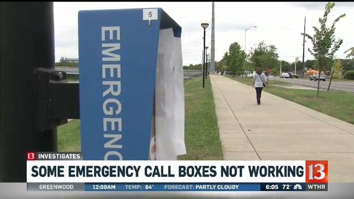 At least five emergency call boxes not working on Indianapolis trails