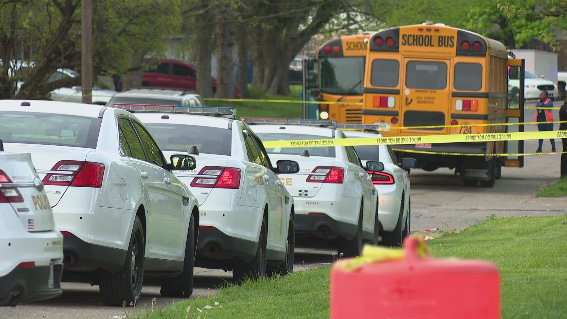The 15-year-olds body was found lying in the grass by a bus driver before school.