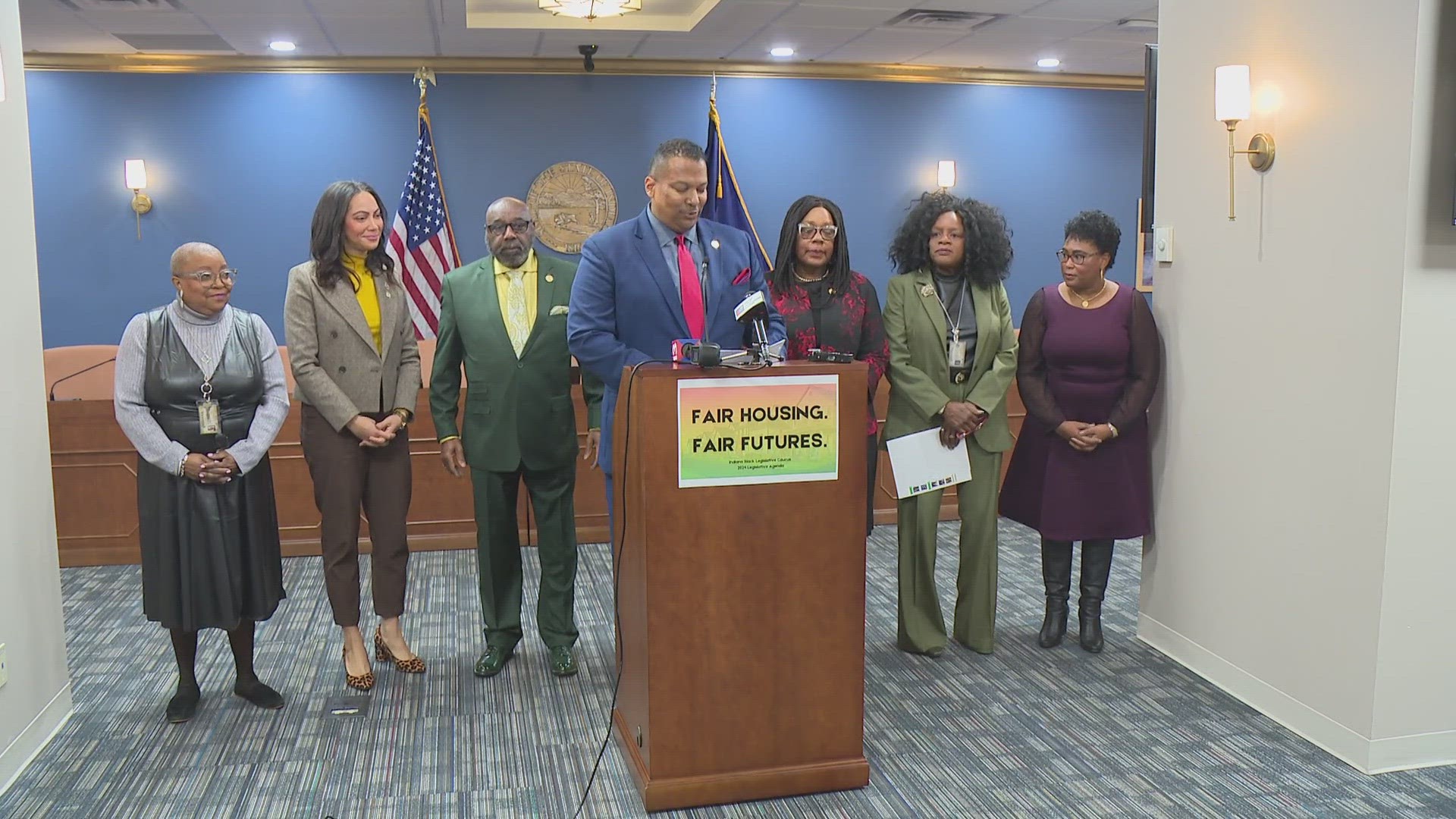 The Black Legislative Caucus announced their "Fair Housing, Fair Futures" agenda. They say their plan will make housing accessible, affordable, and equitable.