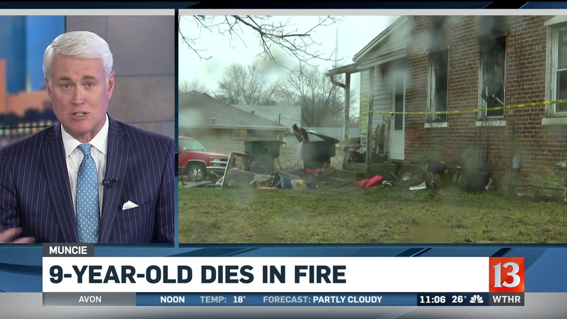 9-Year-Old Killed in Muncie House Fire