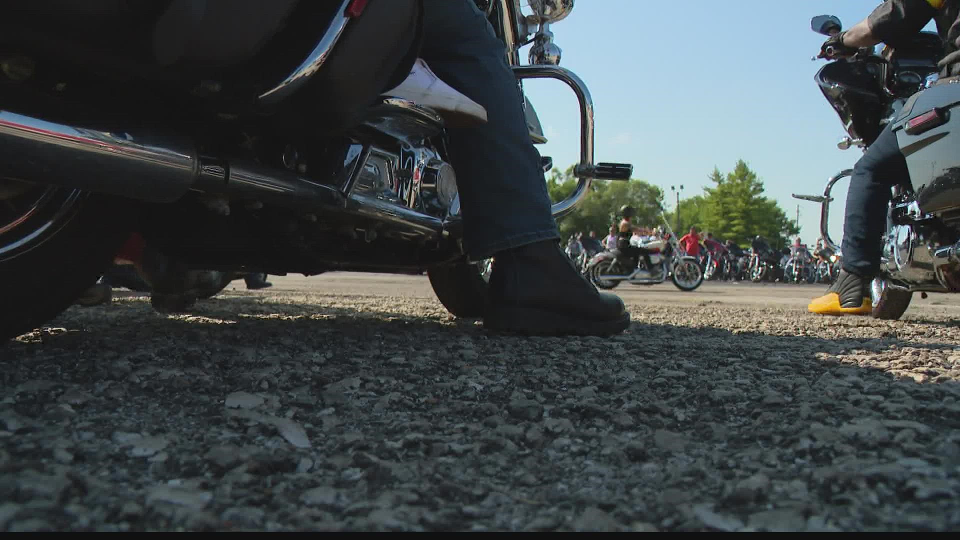 For the 27th year, motorcyclists participated in the annual Riley Miracle Ride to raise money and awareness for the Riley Children’s Foundation.