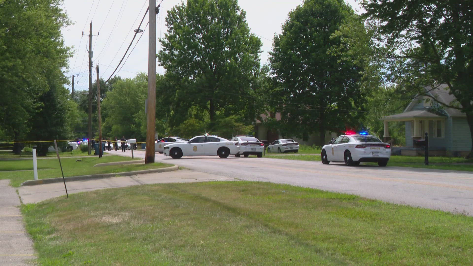 Officers responded to a report of a person shot in the 5100 block of West Vermont Street Tuesday morning.