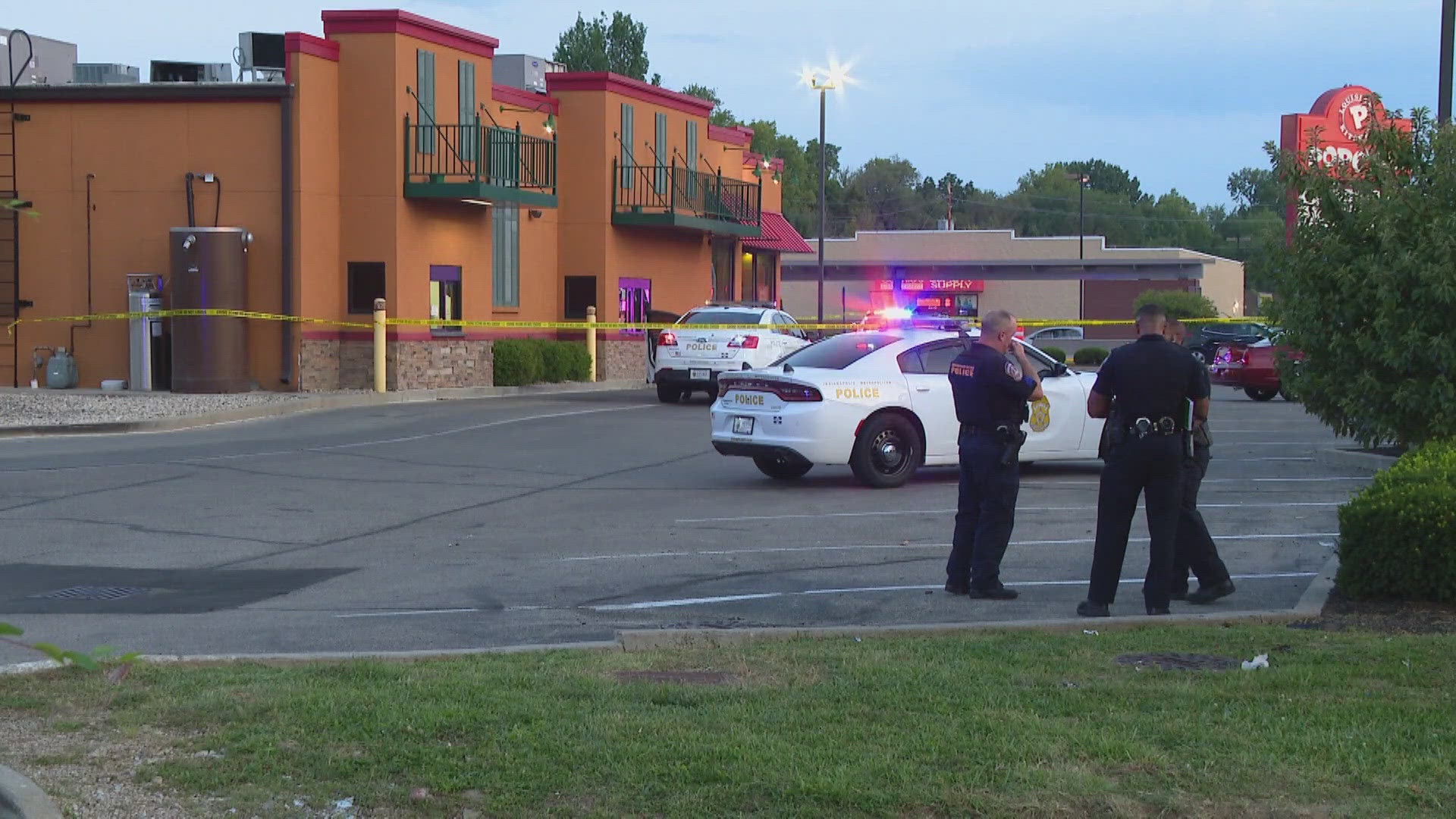 Police say they do not believe the shooting happened at Popeyes, 
police say the man was shot in his "upper extremities."