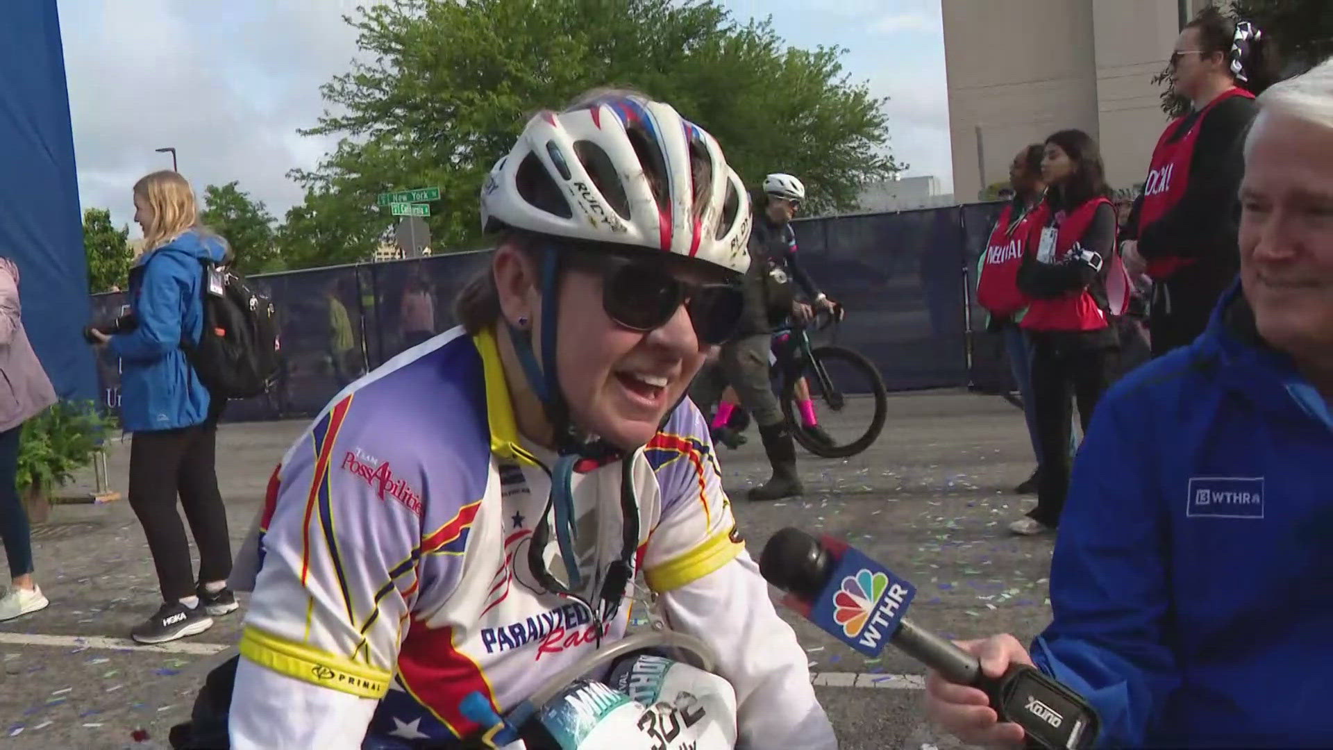 Holly Koester was the first athlete with disabilities to finish the 2025 Mini-Marathon 