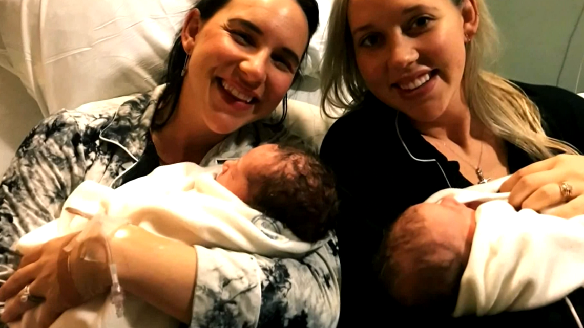 Sisters give birth 90 minutes apart in MN hospital - Vimarsana News