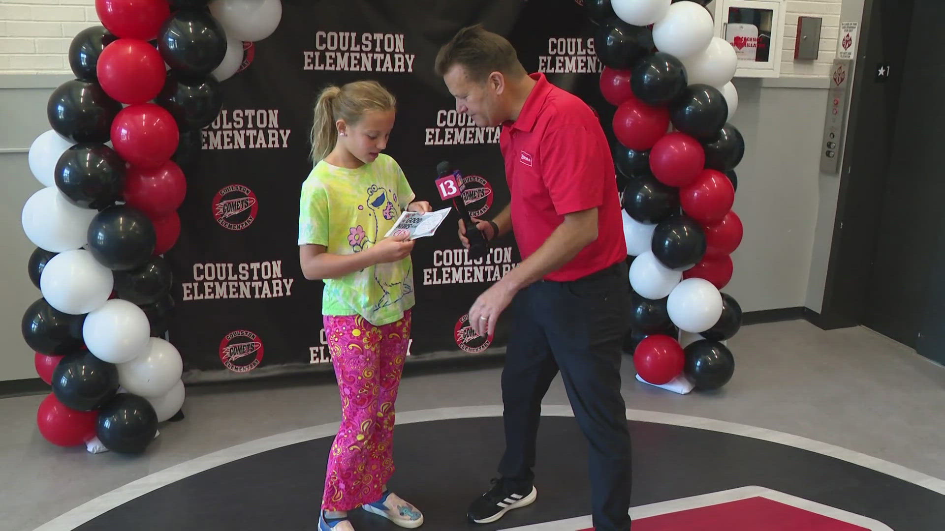 13Sports director Dave Calabro visits Coulston Elementary in Shelbyville on his weekly quest to find some Good News!