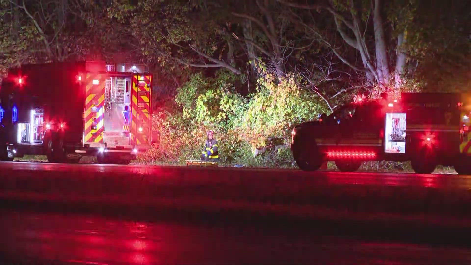 All southbound lanes of Binford Boulevard are closed at 56th Street.