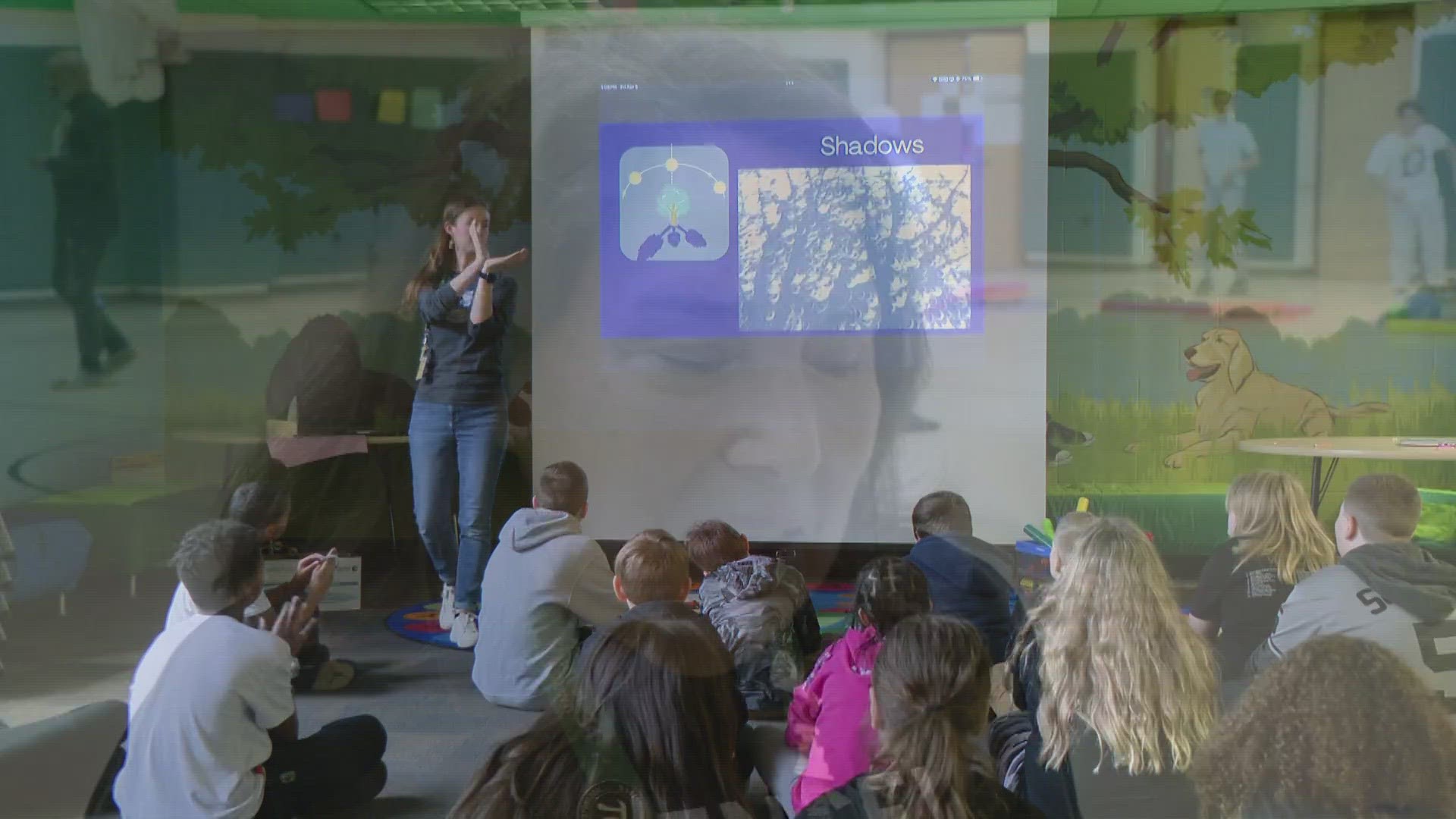 13News reporter Anna Chalker visited Eleanor Skillen School 34 where students got to learn more about the upcoming total solar eclipse.