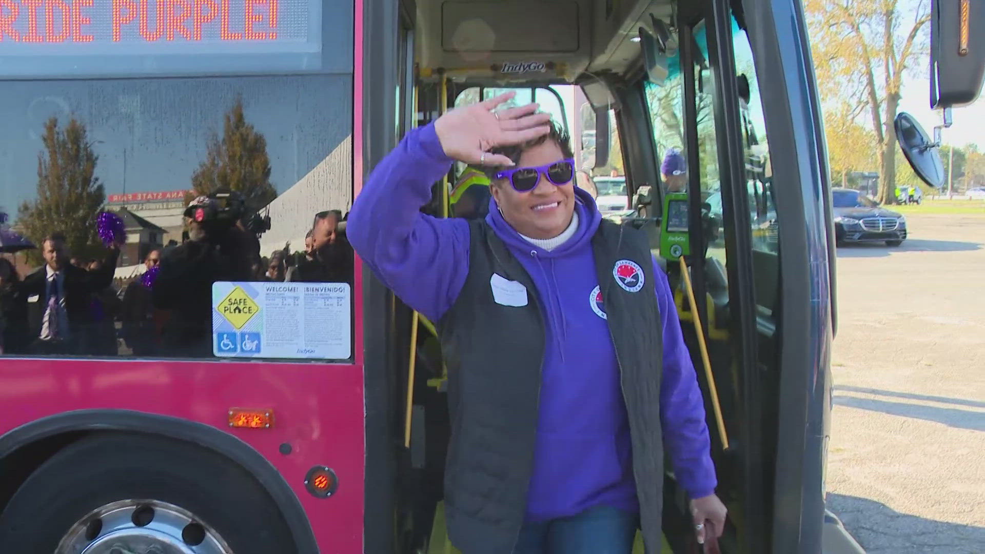 13News anchor and reporter Felicia Lawrence takes a look at how IndyGo's new Purple Line has helped Indianapolis residents get from the east side to downtown.