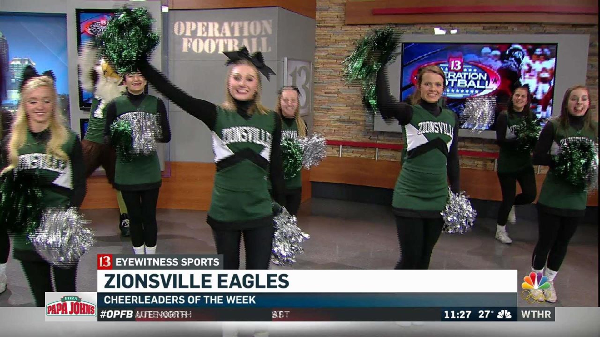 Cheerleaders of the Week  Zionsville