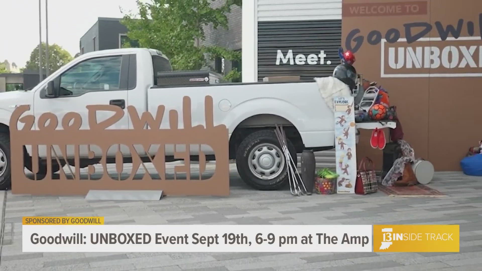 Goodwill: Unboxed is on Sept 19 at The Amp, 6-8pm. Enjoy food, music, and learn about Goodwill's community impact.