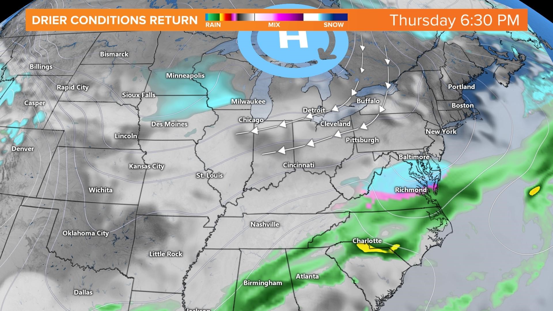 A Few Flurries Possible Today With Bitter Cold Wind Chill Values | Wthr.com