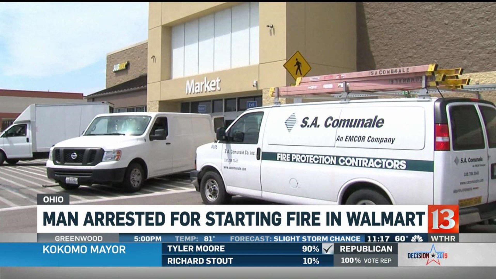 Ohio Man Arrested for Starting Fire in Walmart