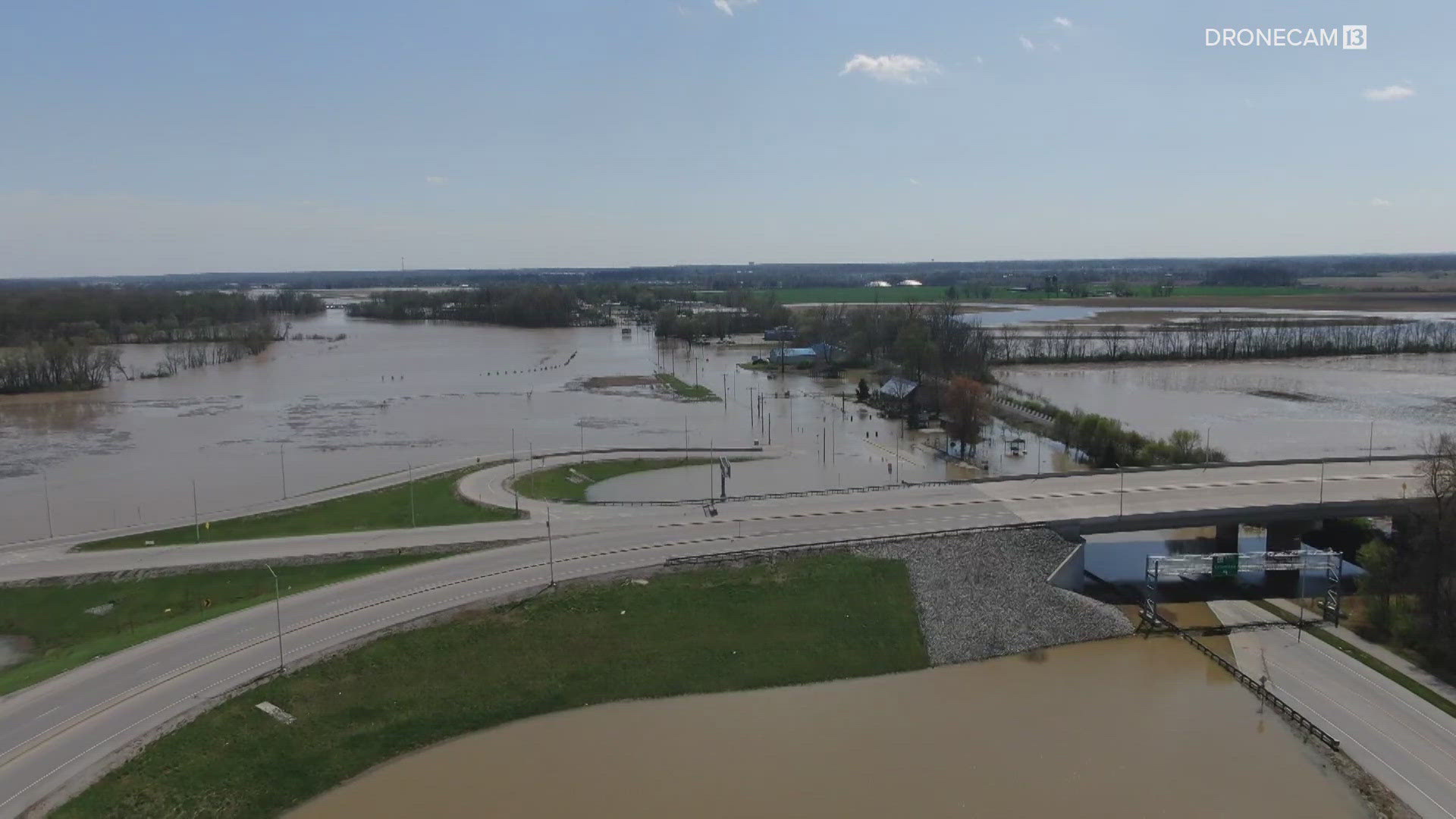 Bartholomew County roads still shut down by heavy flooding | wthr.com