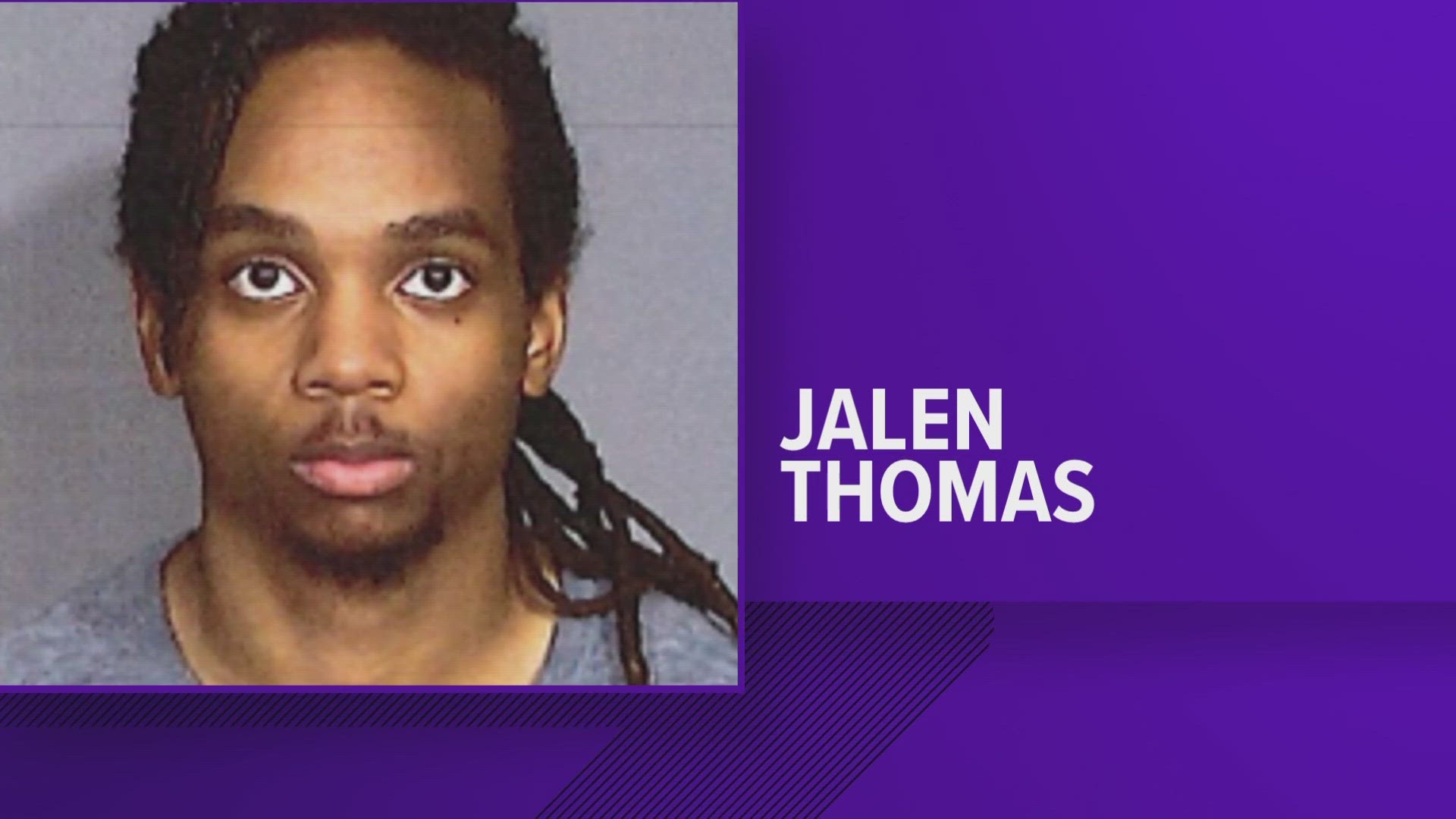 Jalen Thomas is accused of shooting Jasmine Bennett multiple times Monday afternoon over a merchandise exchange.