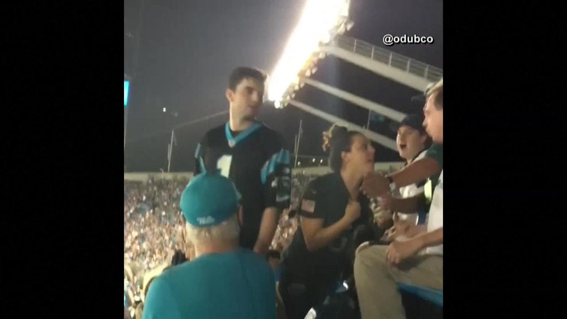 Carolina Panthers Fan Makes 'Killer' Jersey Decision At Monday Night  Football Game