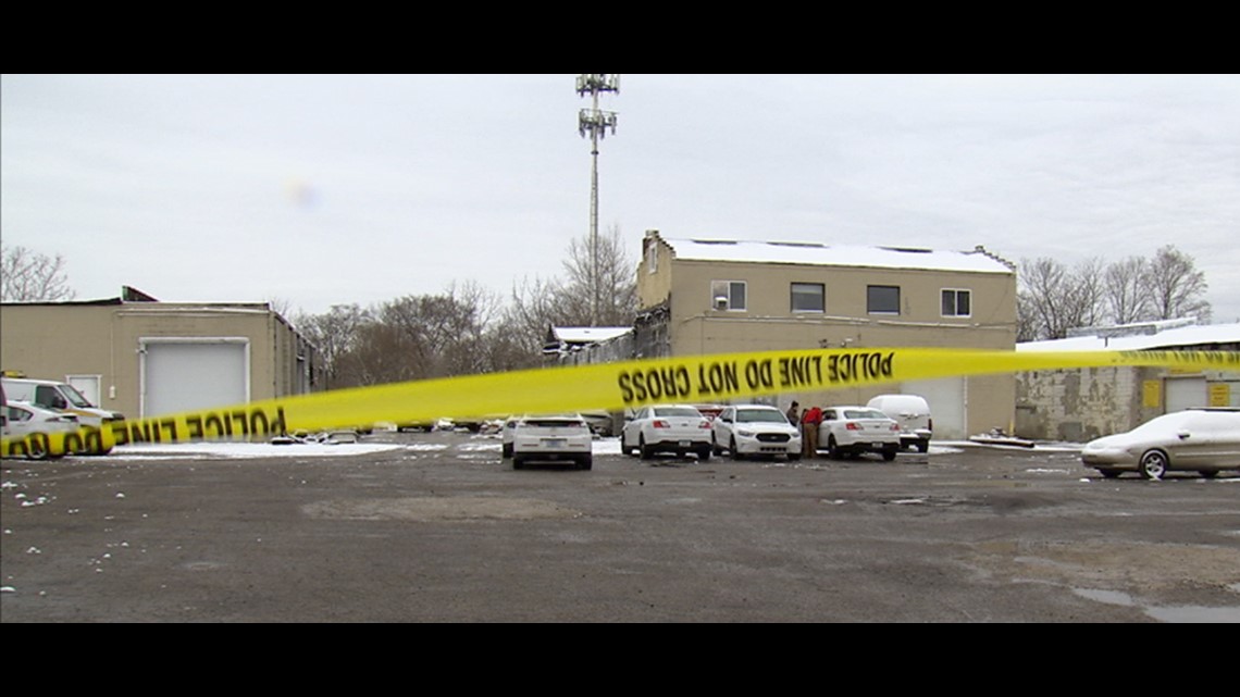 Police investigate body found buried in concrete
