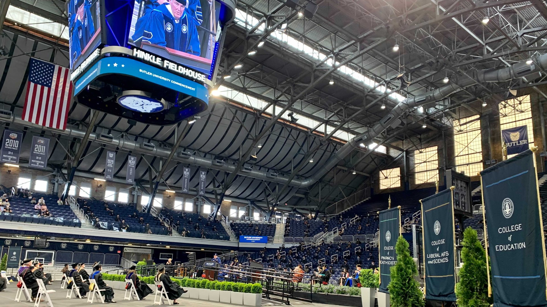 Butler University was one of many holding in-person ceremonies over the weekend.