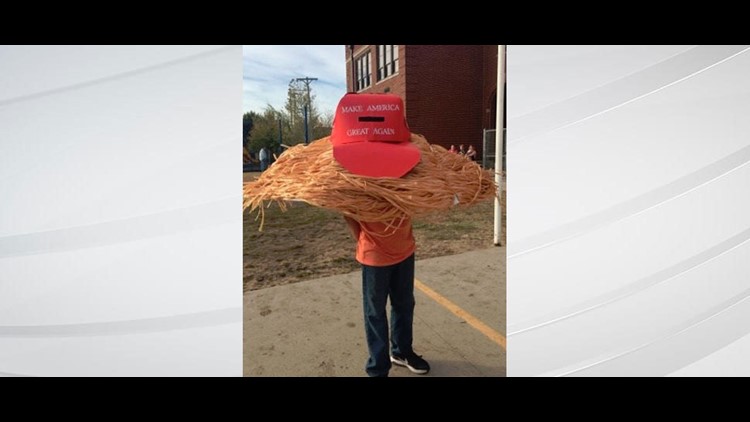 trump hair costume