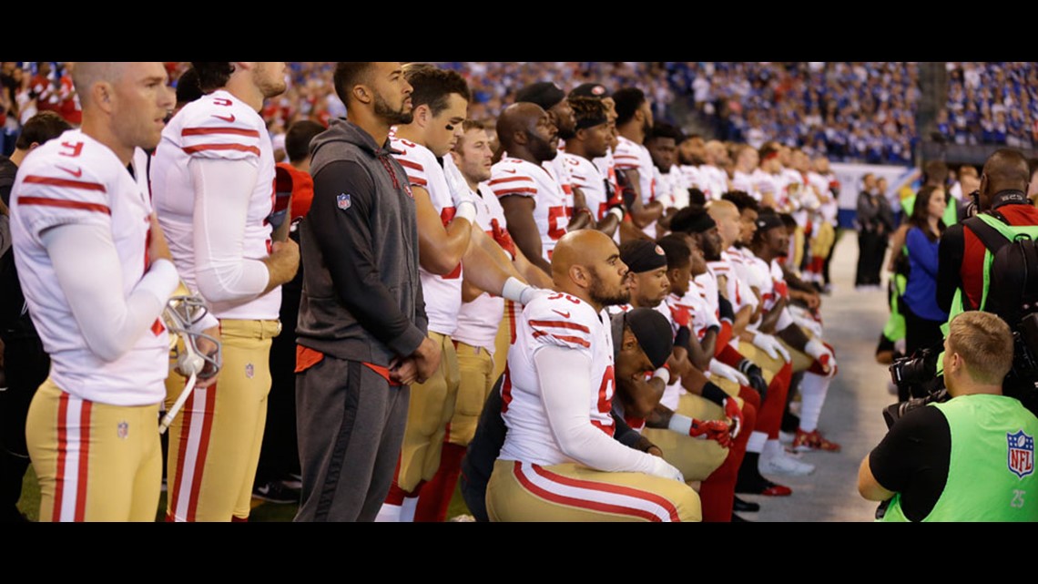 Vice President Pence leaves Colts game early after players kneel