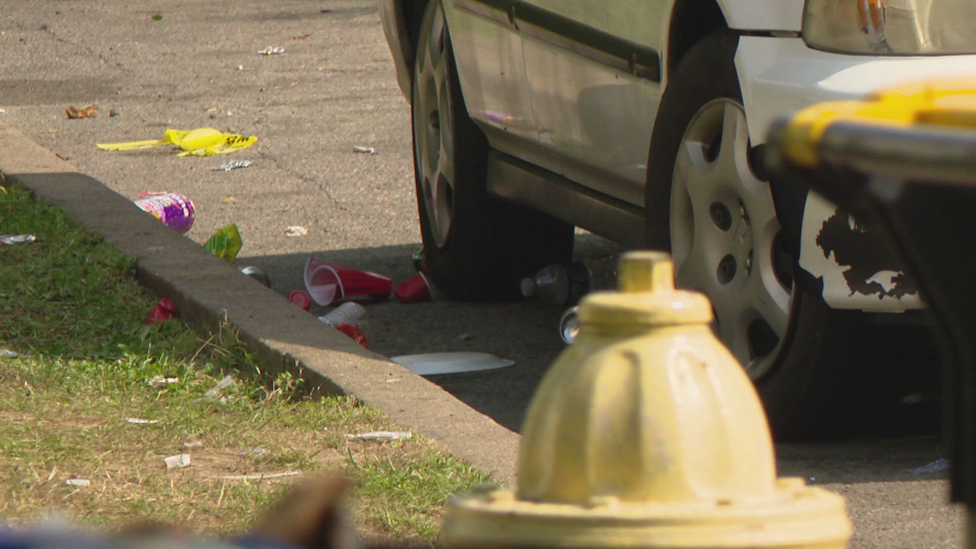 Police say the large gathering of people was blocking a roadway when several of them began to fight — leading up to the shooting.