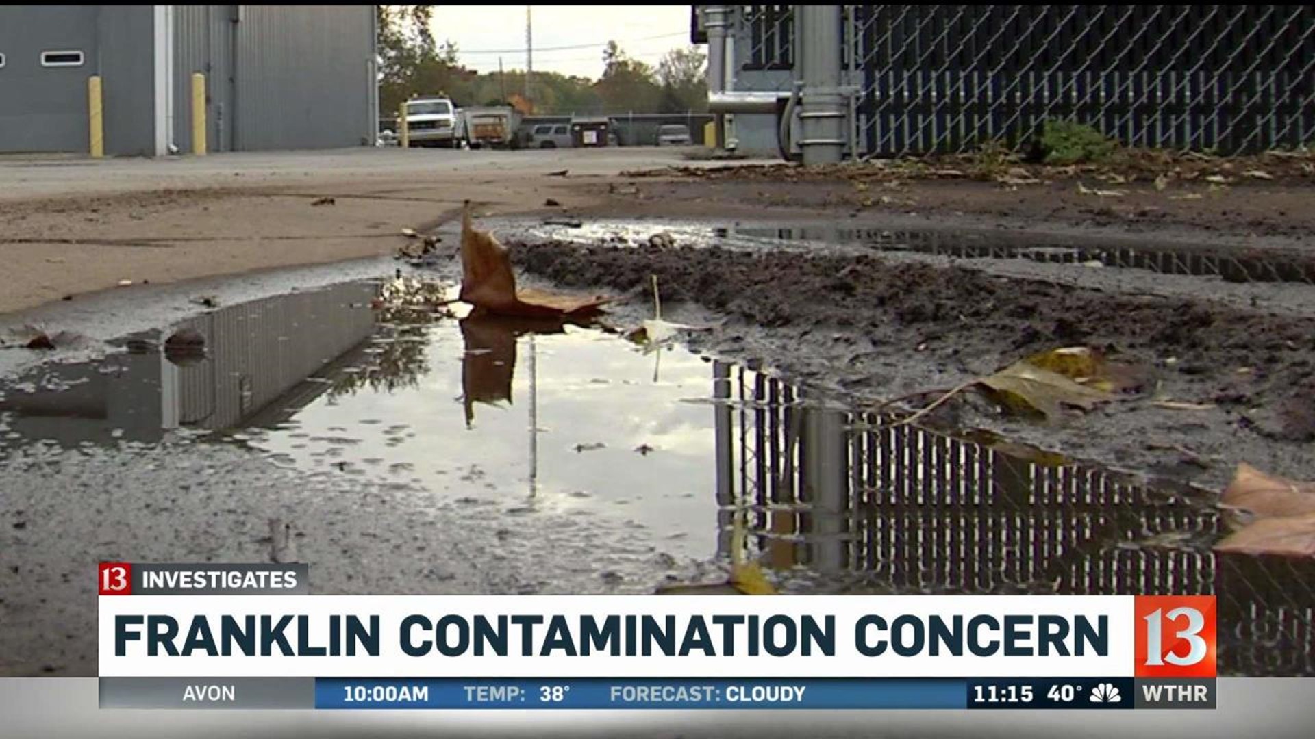 2013 Franklin contamination report