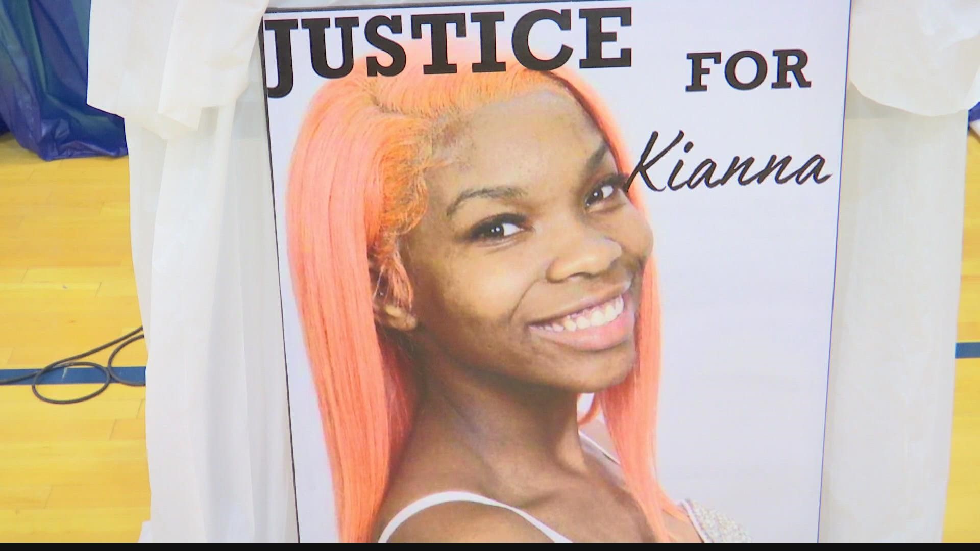 Kianna Mimms was shot and killed last April.