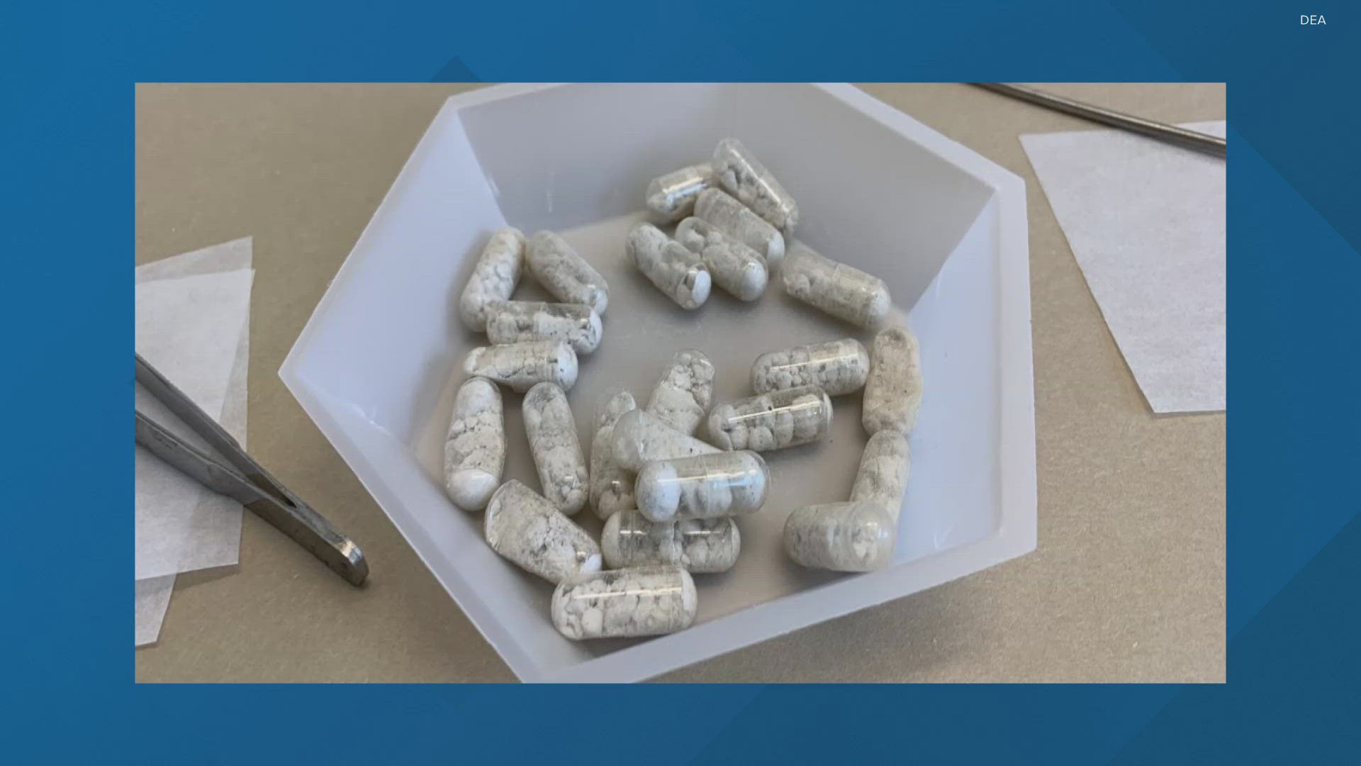 The drug is called "Nitazene". The coroner says it's 1,000x more potent than morphine and 60x more potent than fentanyl.