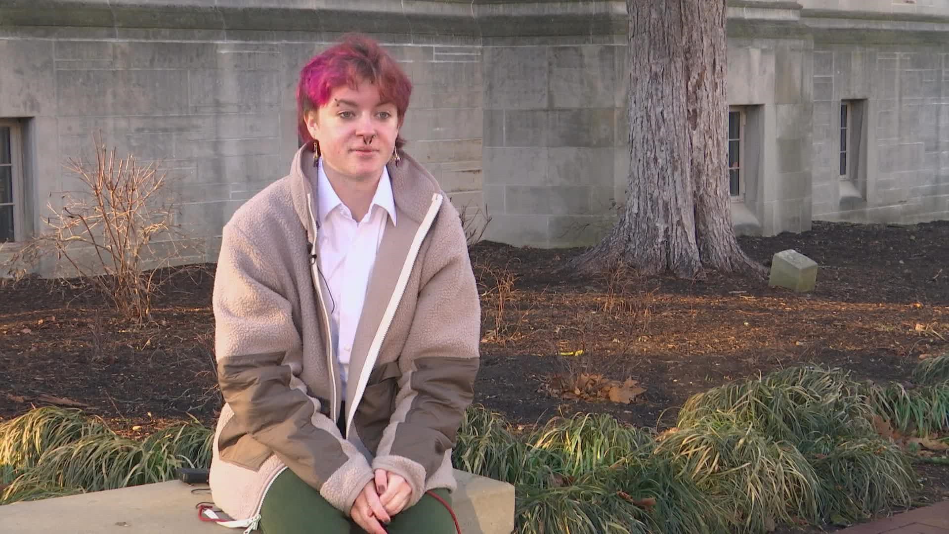 13News' Samantha Johnson spent some time in Bloomington and had the chance to sit down with the student.