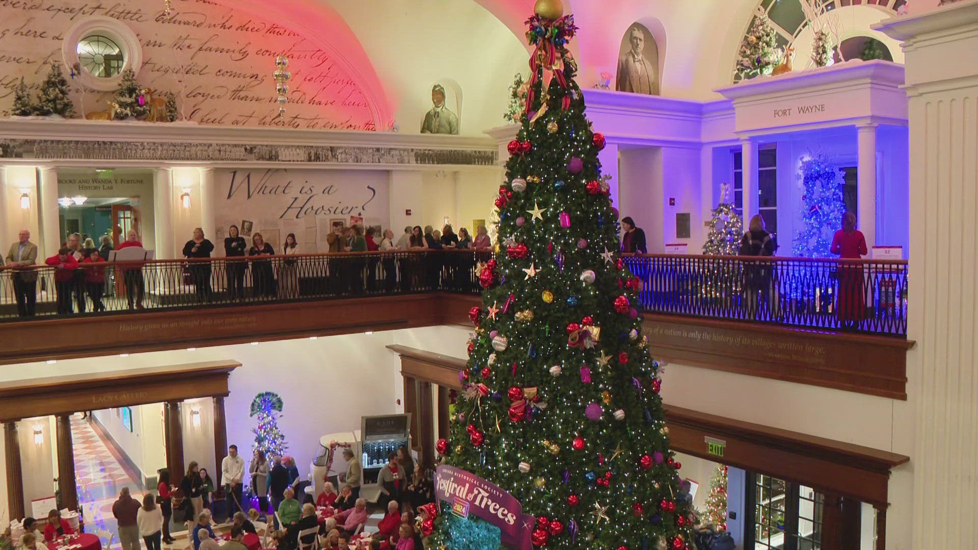 The 11th annual display features 85 decorated trees, along with special programs and holiday-themed dining and shopping.