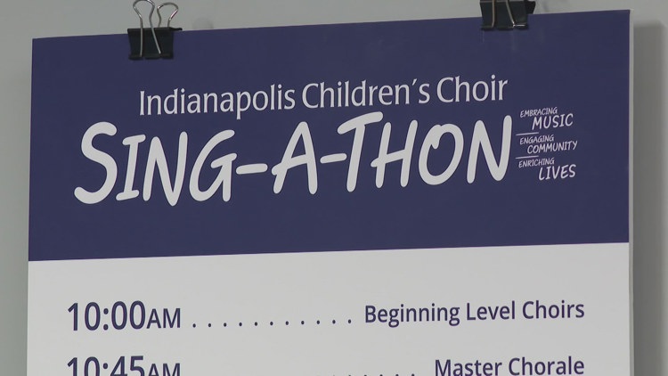 Indianapolis Children’s Choir raises thousands with ‘Sing-A-Thon’