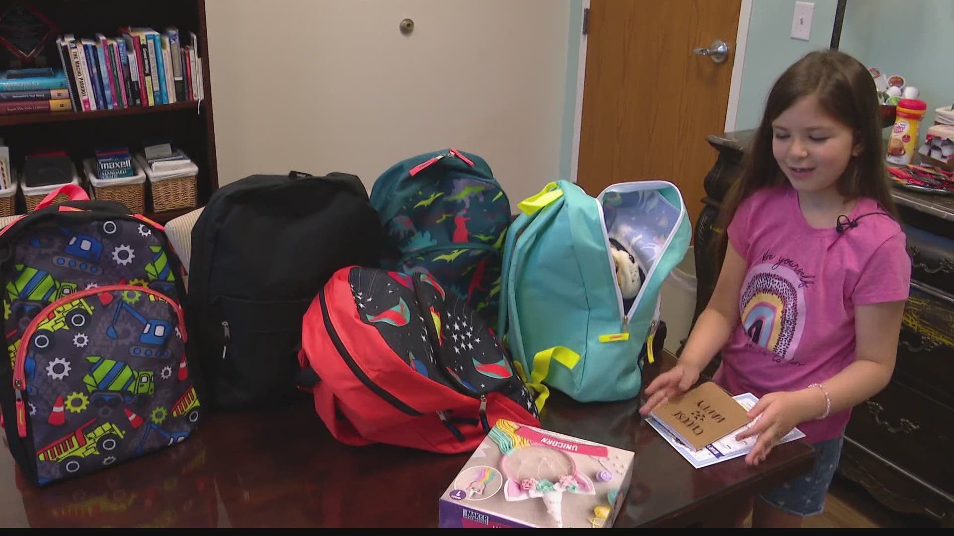 A local mother-daughter duo is on a mission to get supplies to kids in need.