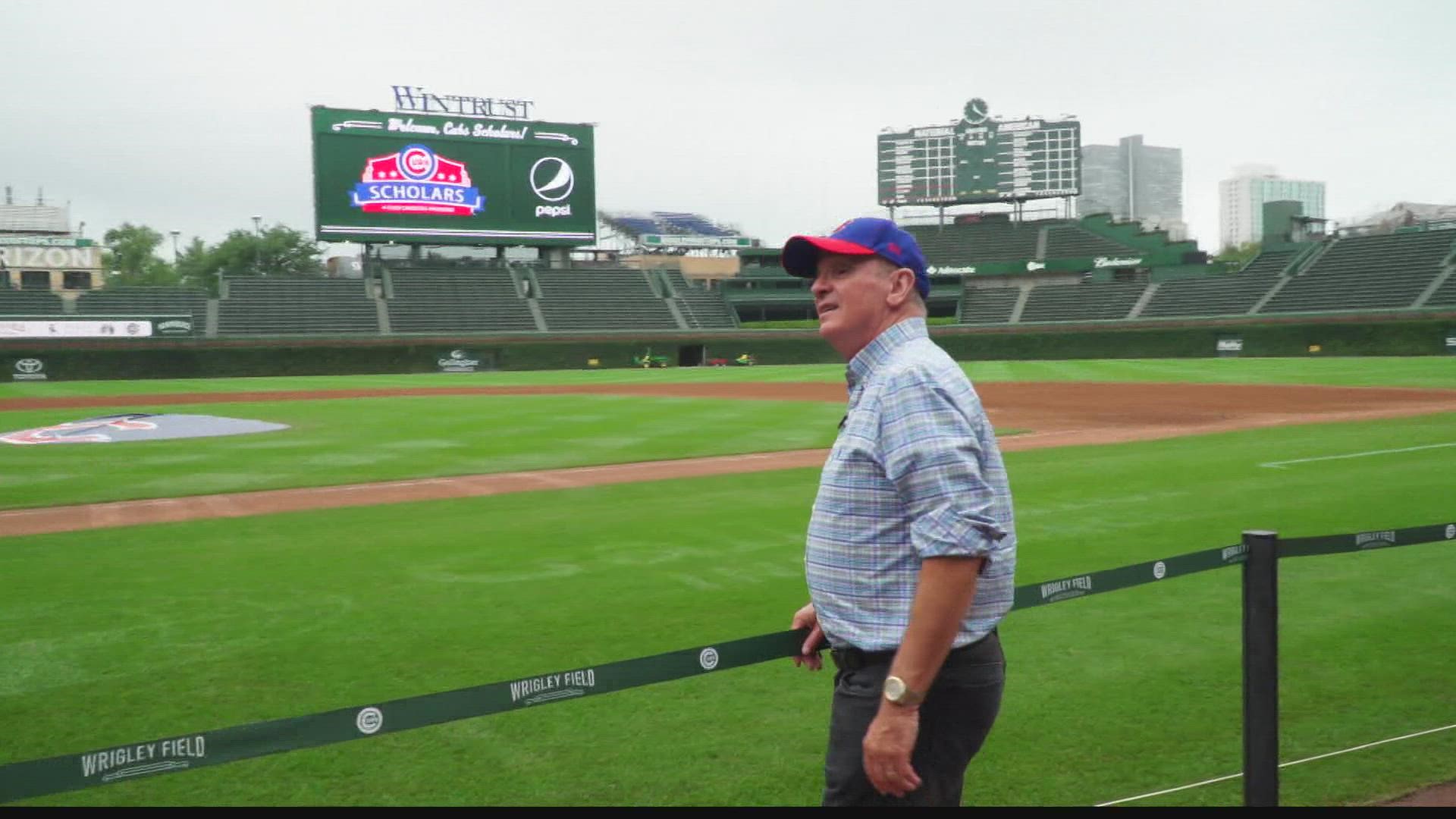 Chuck's been a Cubs fan pretty much his whole life and he's been to a lot of games at Wrigley. But in all those years, he'd never taken the tour!