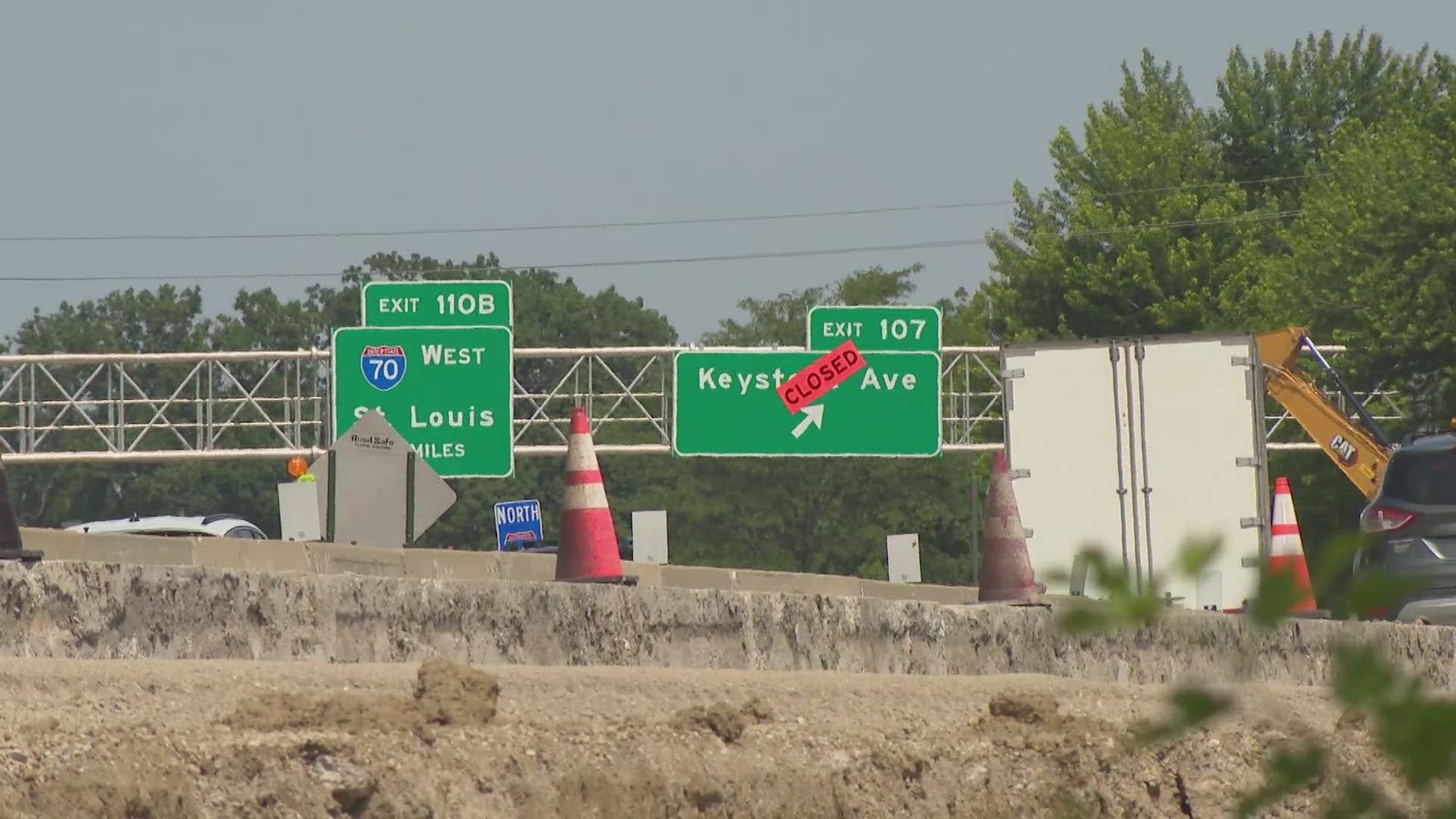 The work begins this weekend, according to the Indiana Department of Transportation.