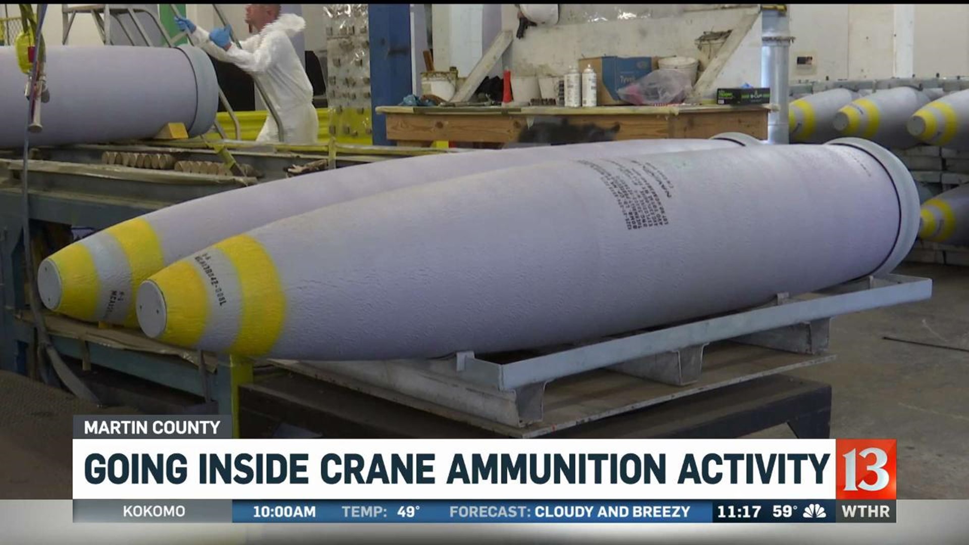 Going Inside Crane Ammunition Activity