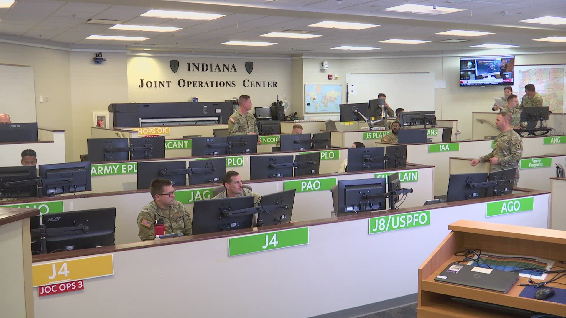 13News reporter Samantha Johnson just visited the Indiana National Guard as they prepare to go to Florida to help communities in need.