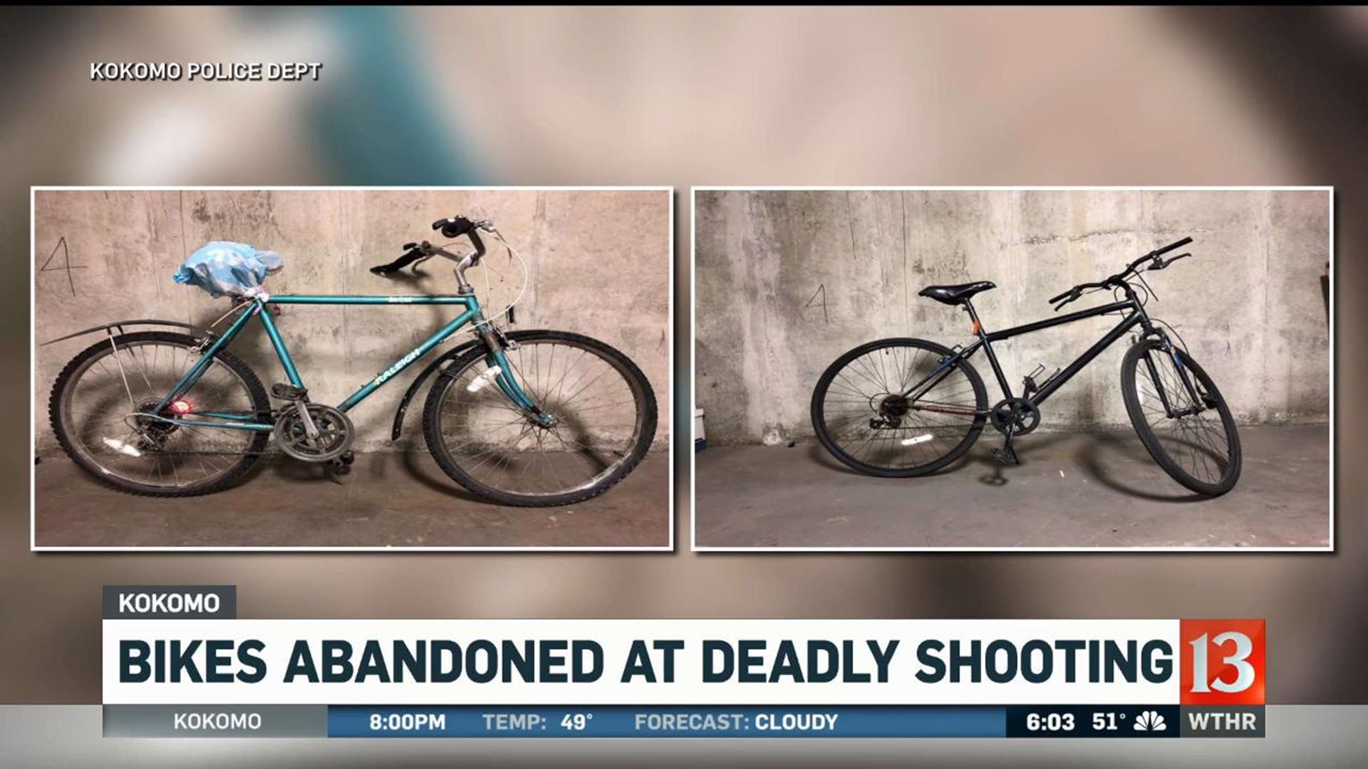 Bikes abandoned at deadly shooting