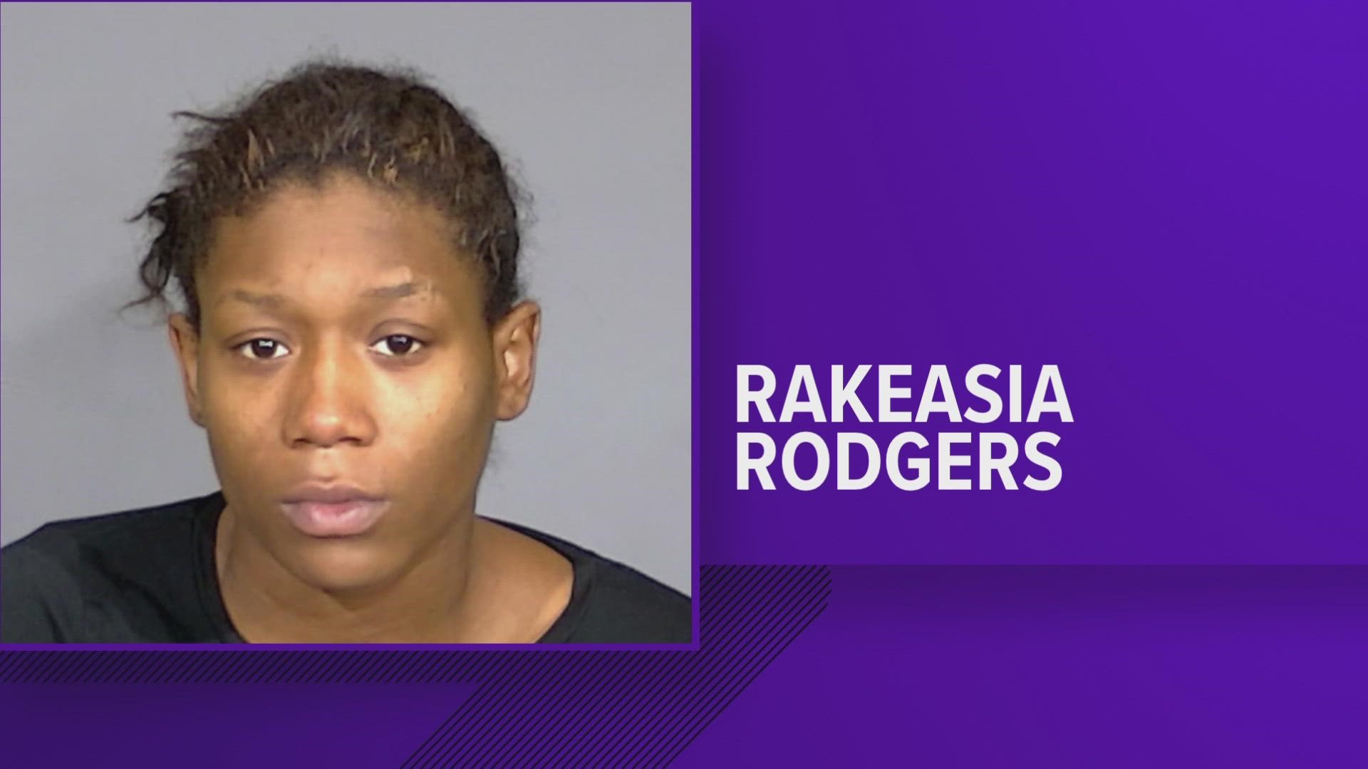 Rakeasia Rodgers appeared before a judge for the first time today. The judge set her bail at $6,000 cash.