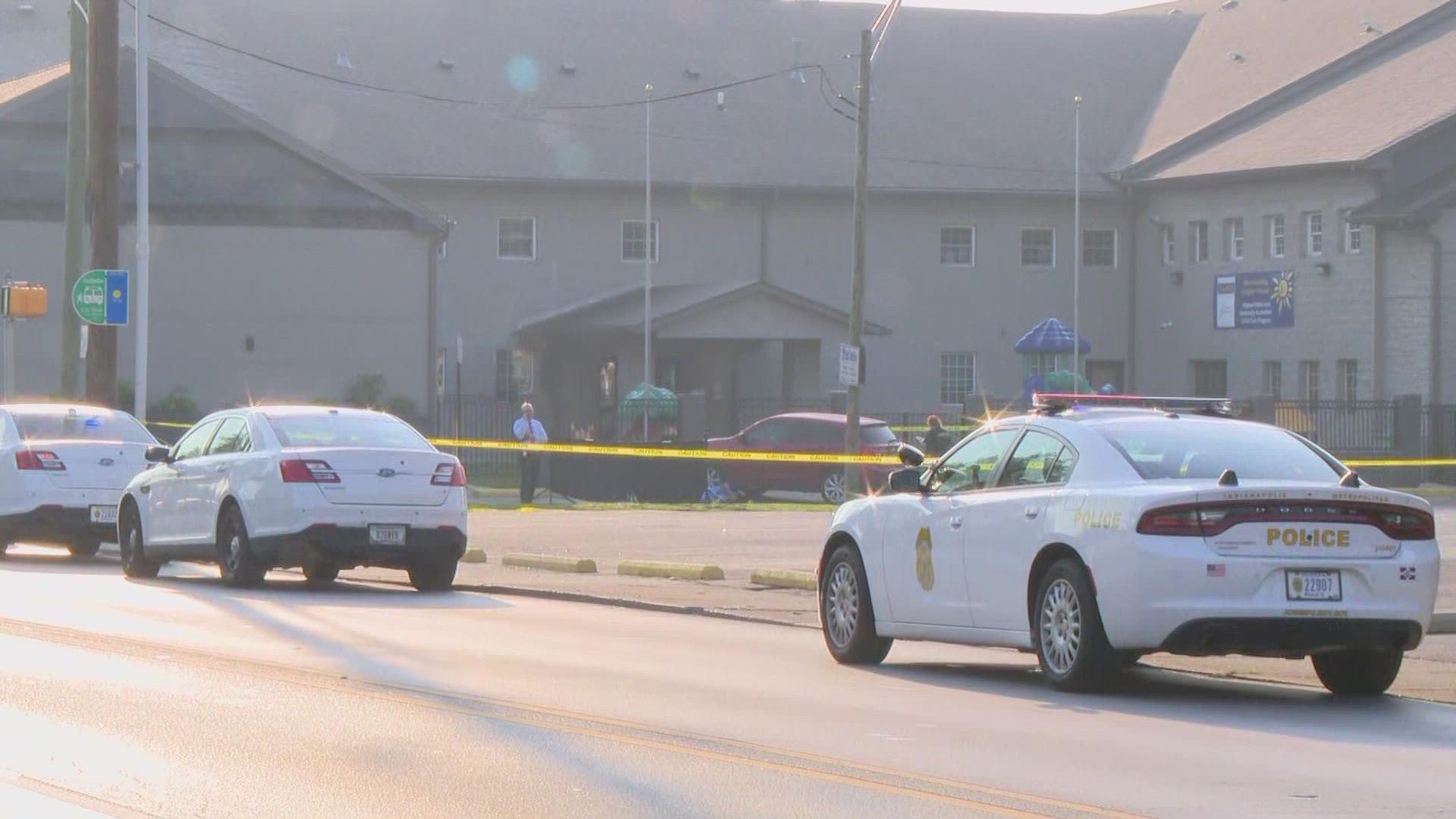 The shooting happened Friday near West 10th Street and North Holmes Avenue shortly before 7:30 a.m.