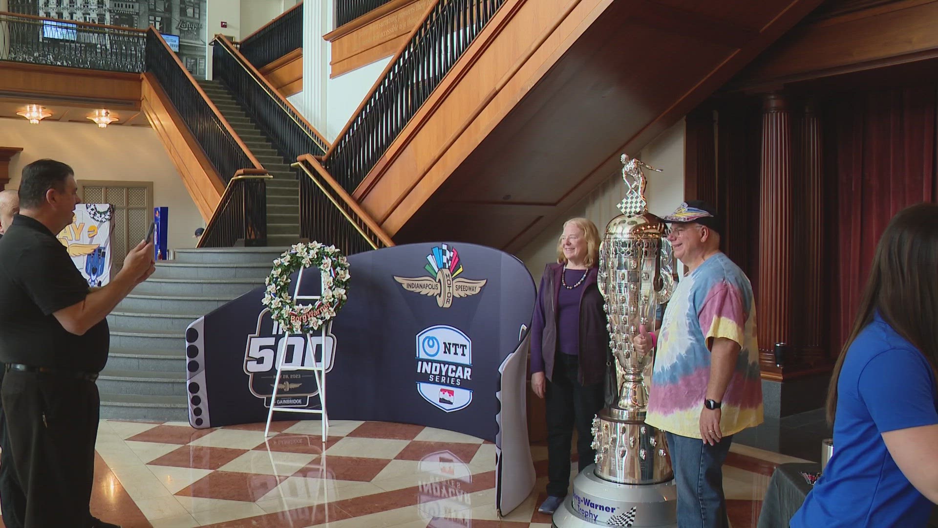 Visitors are gearing up for this year's Indy 500.