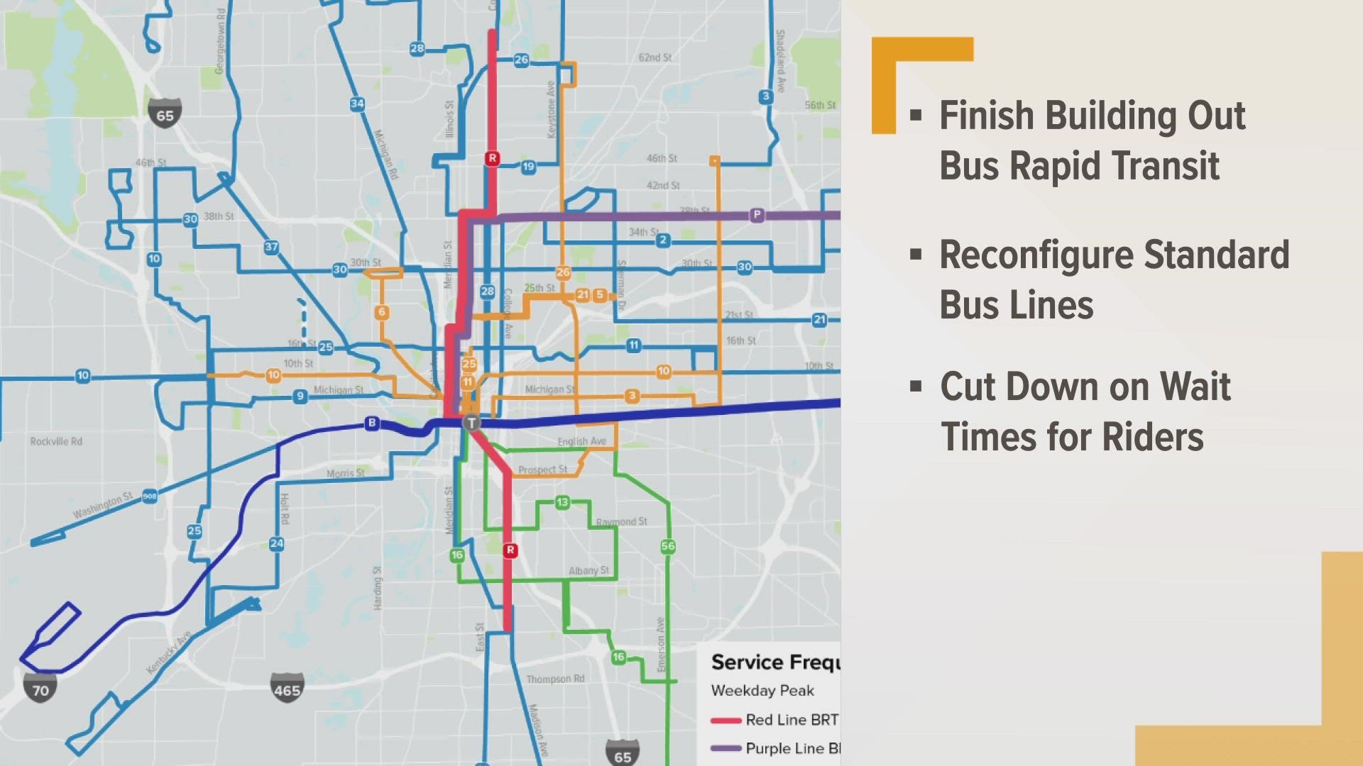 The IndyGo board could vote on the plan in November.